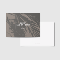 maid of honor proposal card