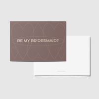 bridesmaid proposal card
