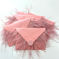 hermes ostrich feather envelopes