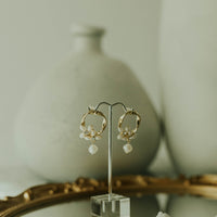 clio pearl earrings